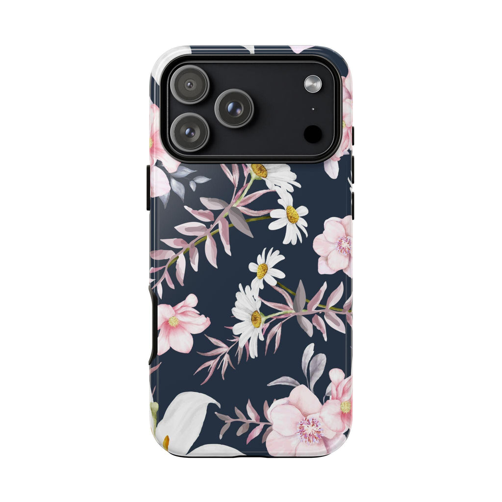 Pink Floral Pattern Phone Case | Tough Case