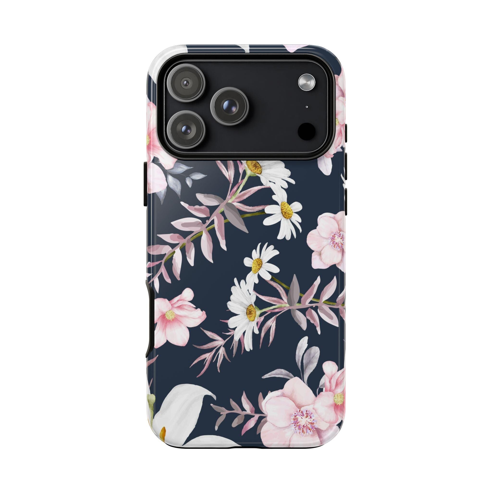 Pink Floral Pattern Phone Case | Tough Case