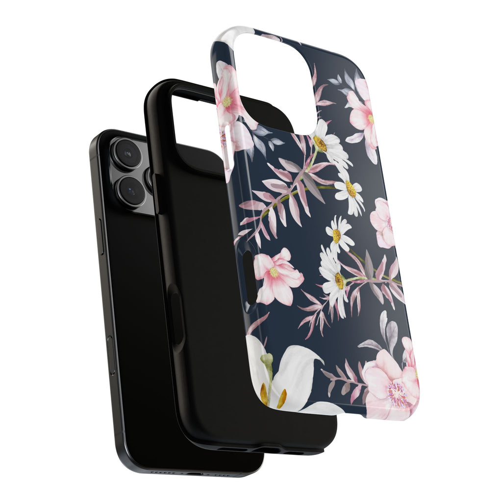 Pink Floral Pattern Phone Case | Tough Case