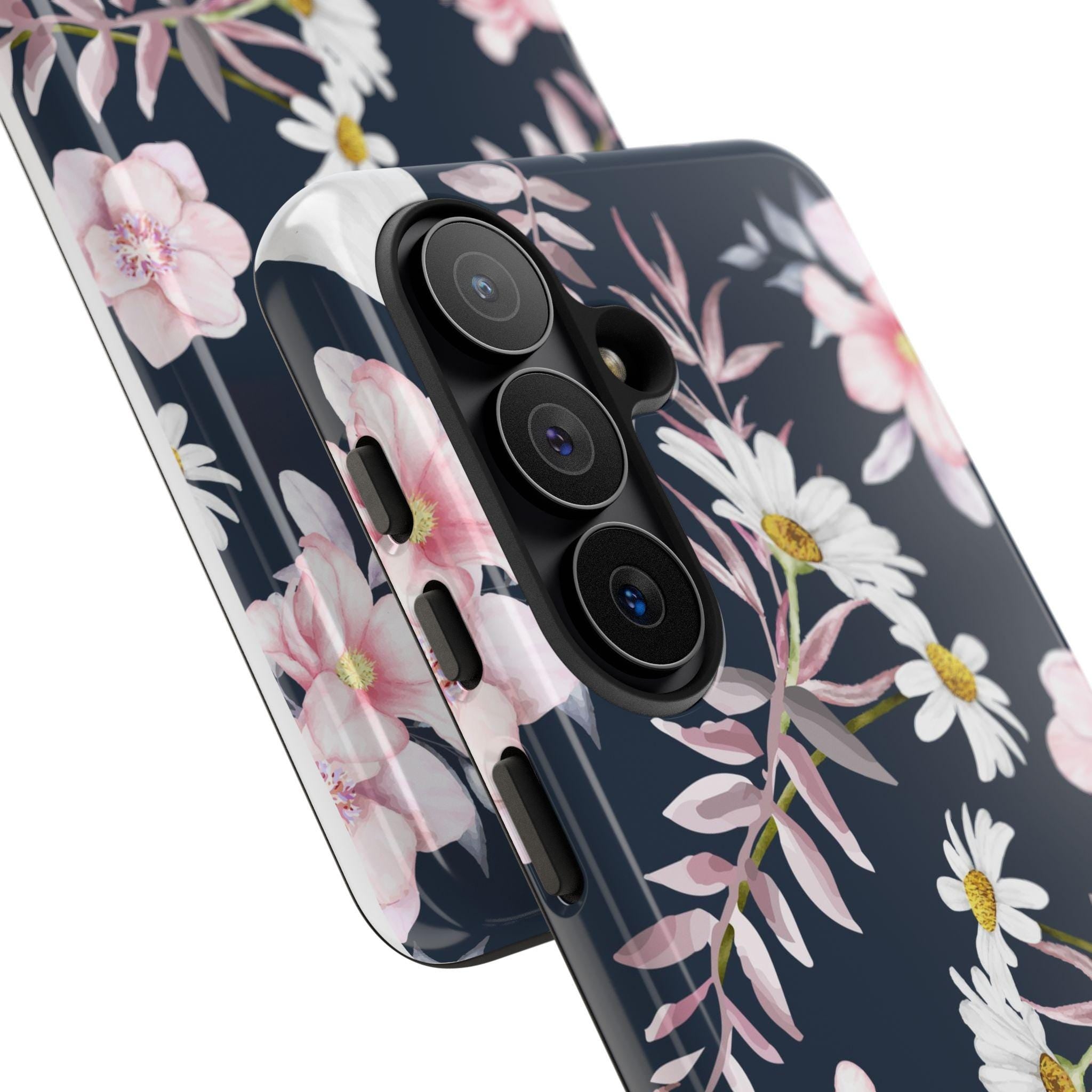 Pink Floral Pattern Phone Case | Tough Case
