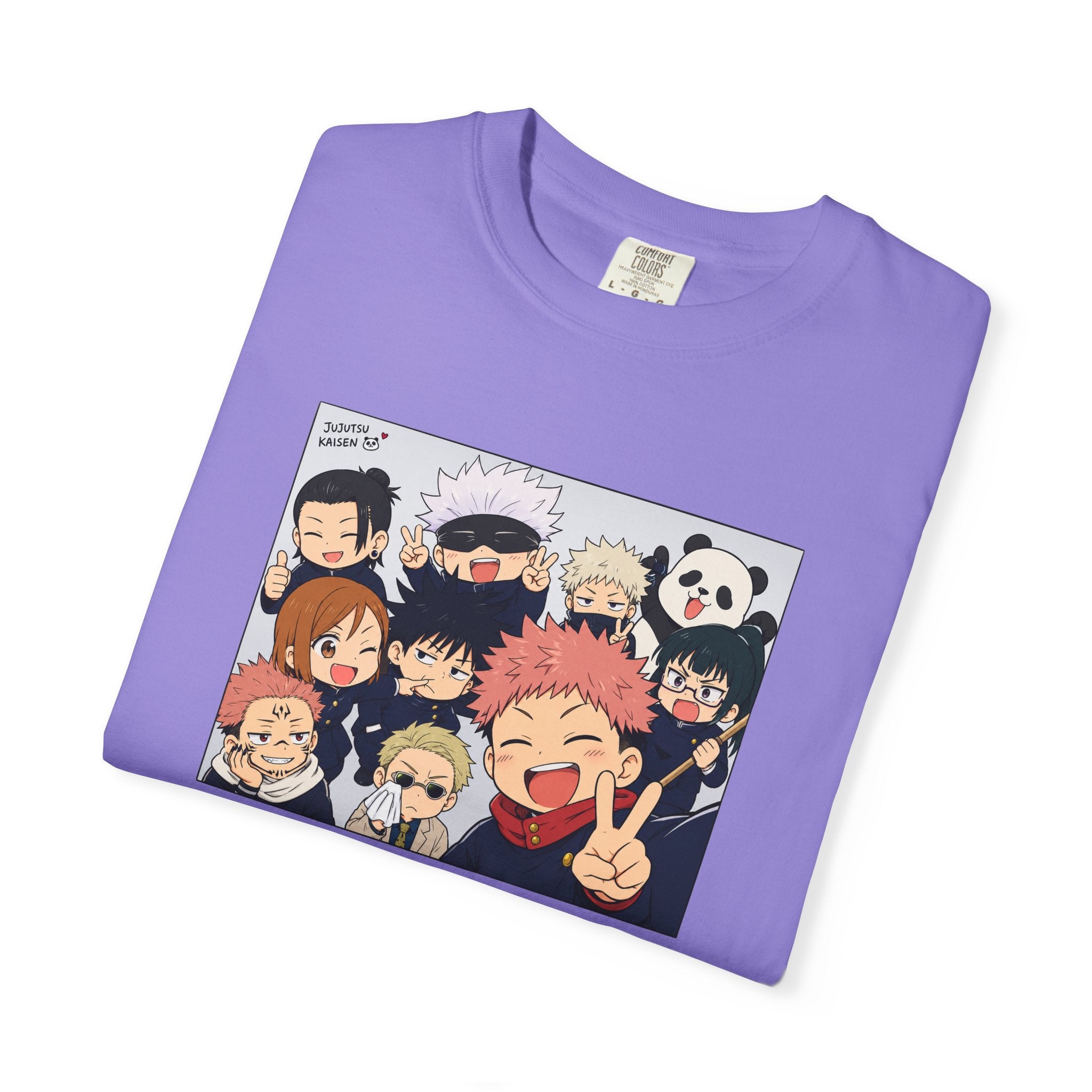 Jujutsu Kaisen Anime Group Selfie T-Shirt | Manga Characters Illustration
