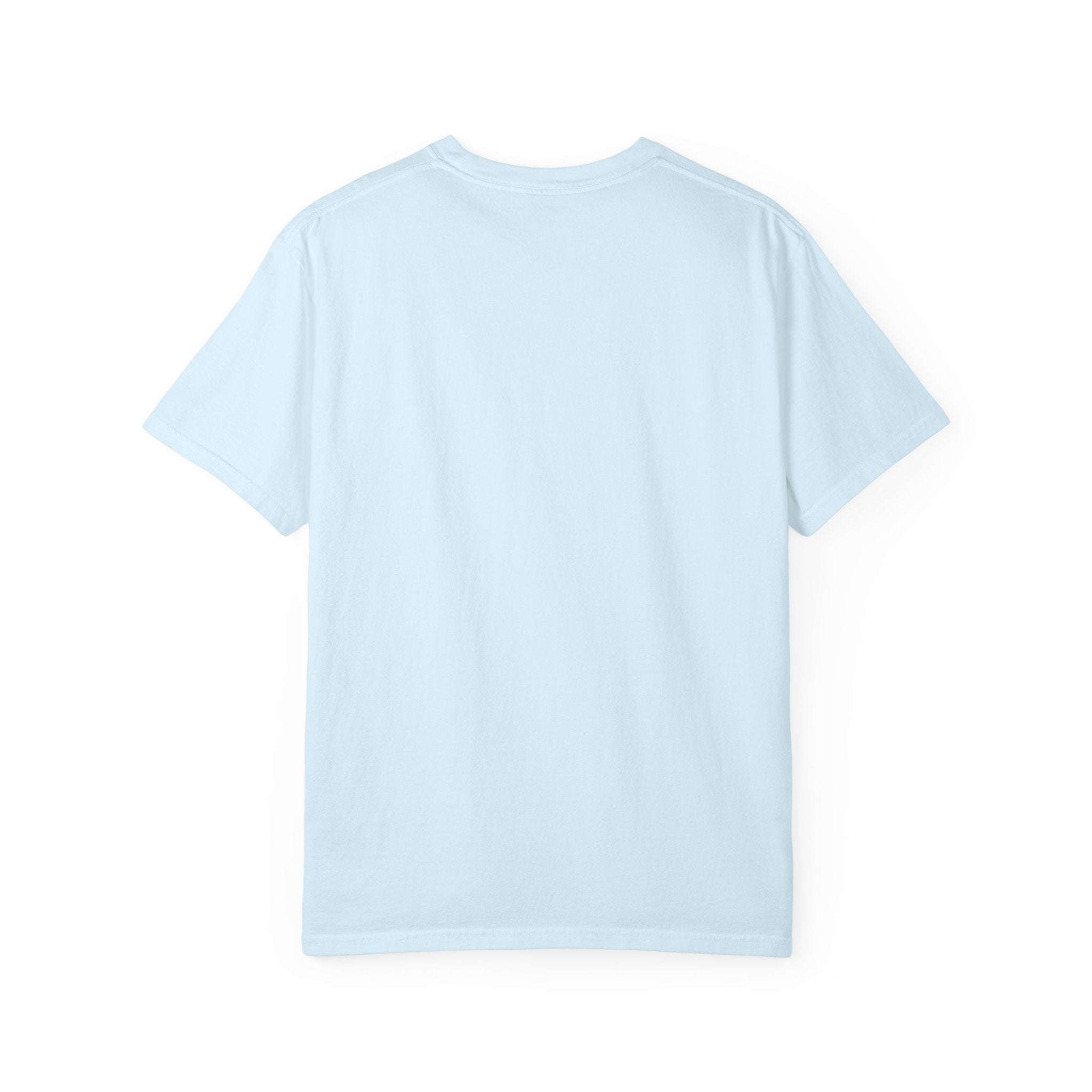 Existing Is Exhausting cat graphic T-shirt | tired black cat, coffee illustration