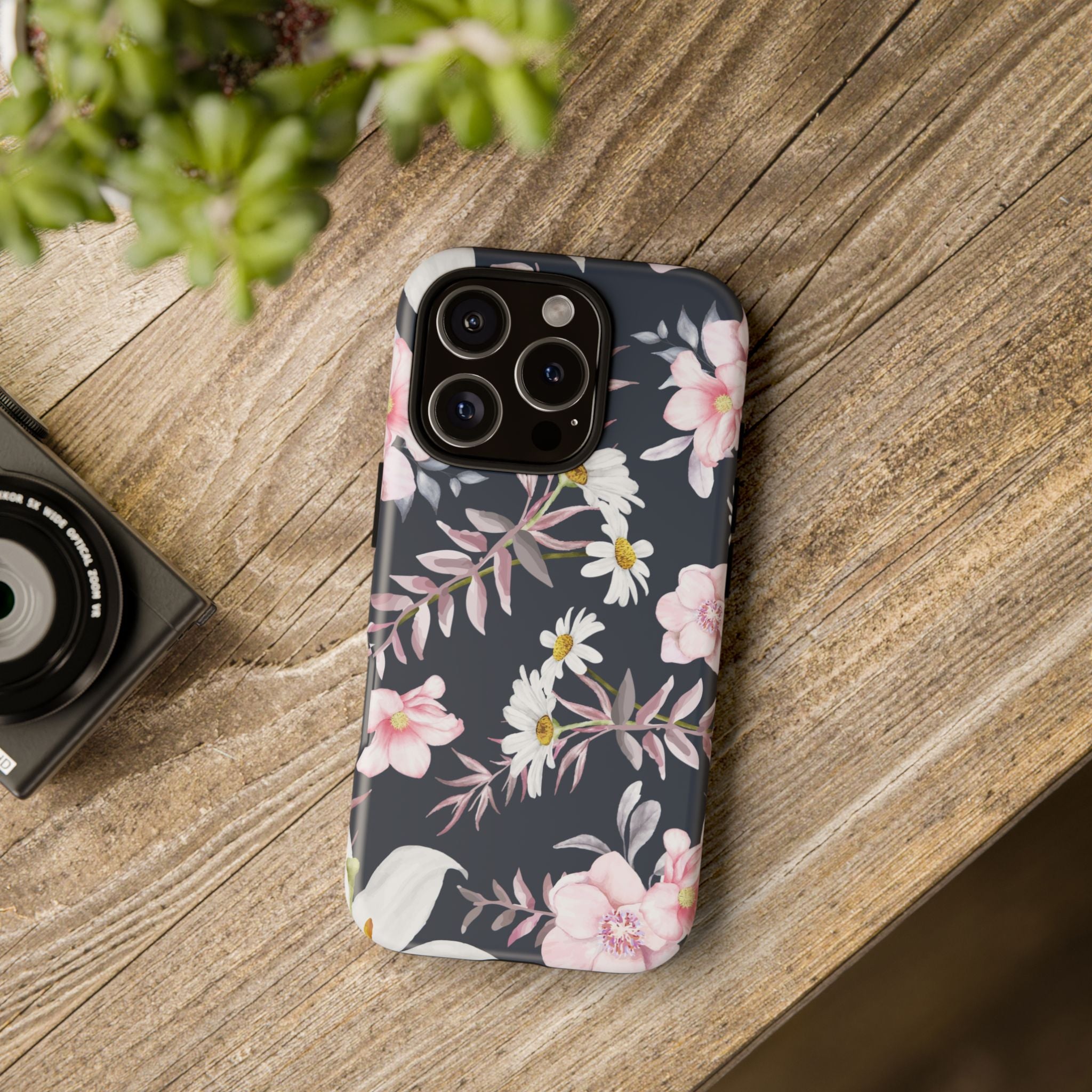 Pink Floral Pattern Phone Case | Tough Case