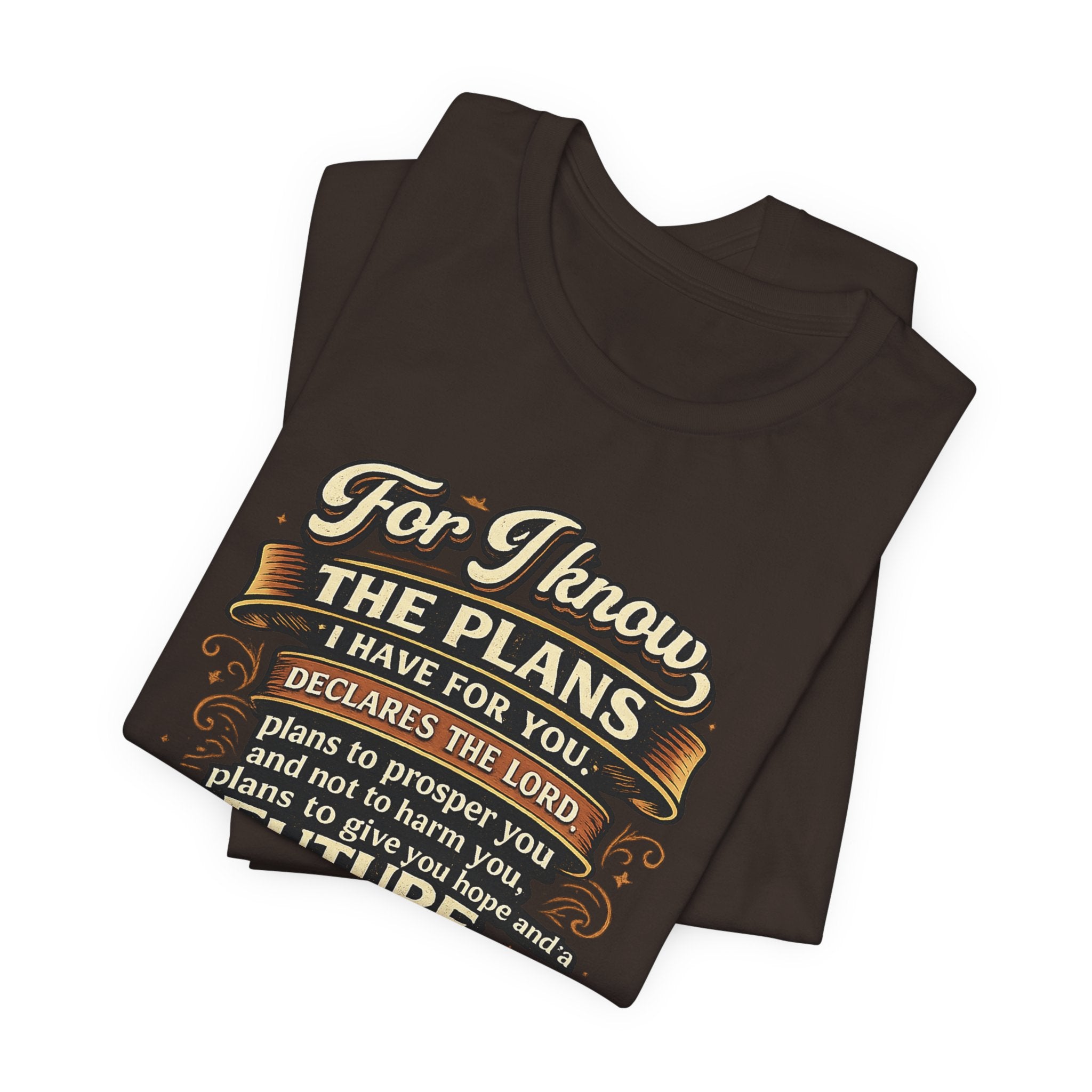Jeremiah 29:11 Bible Verse T-Shirt | For I Know The Plans Scripture Tee