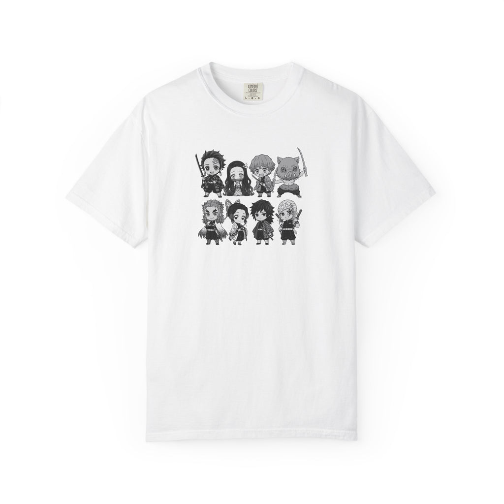 Chibi Medieval Fantasy Heroes T-Shirt | Cute Knight Mage Rogue Barbarian