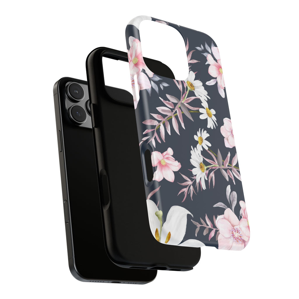 Pink Floral Pattern Phone Case | Tough Case