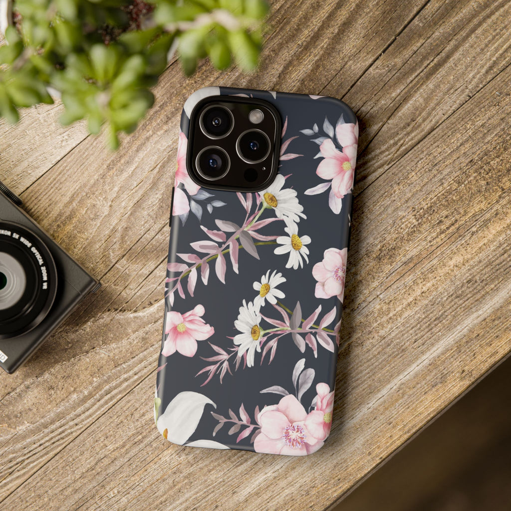 Pink Floral Pattern Phone Case | Tough Case