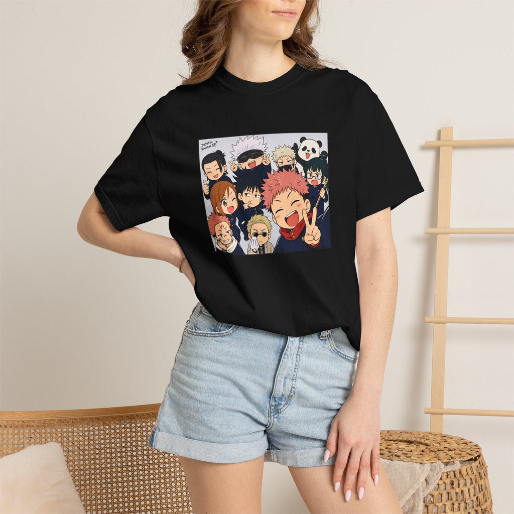 Jujutsu Kaisen Anime Group Selfie T-Shirt | Manga Characters Illustration