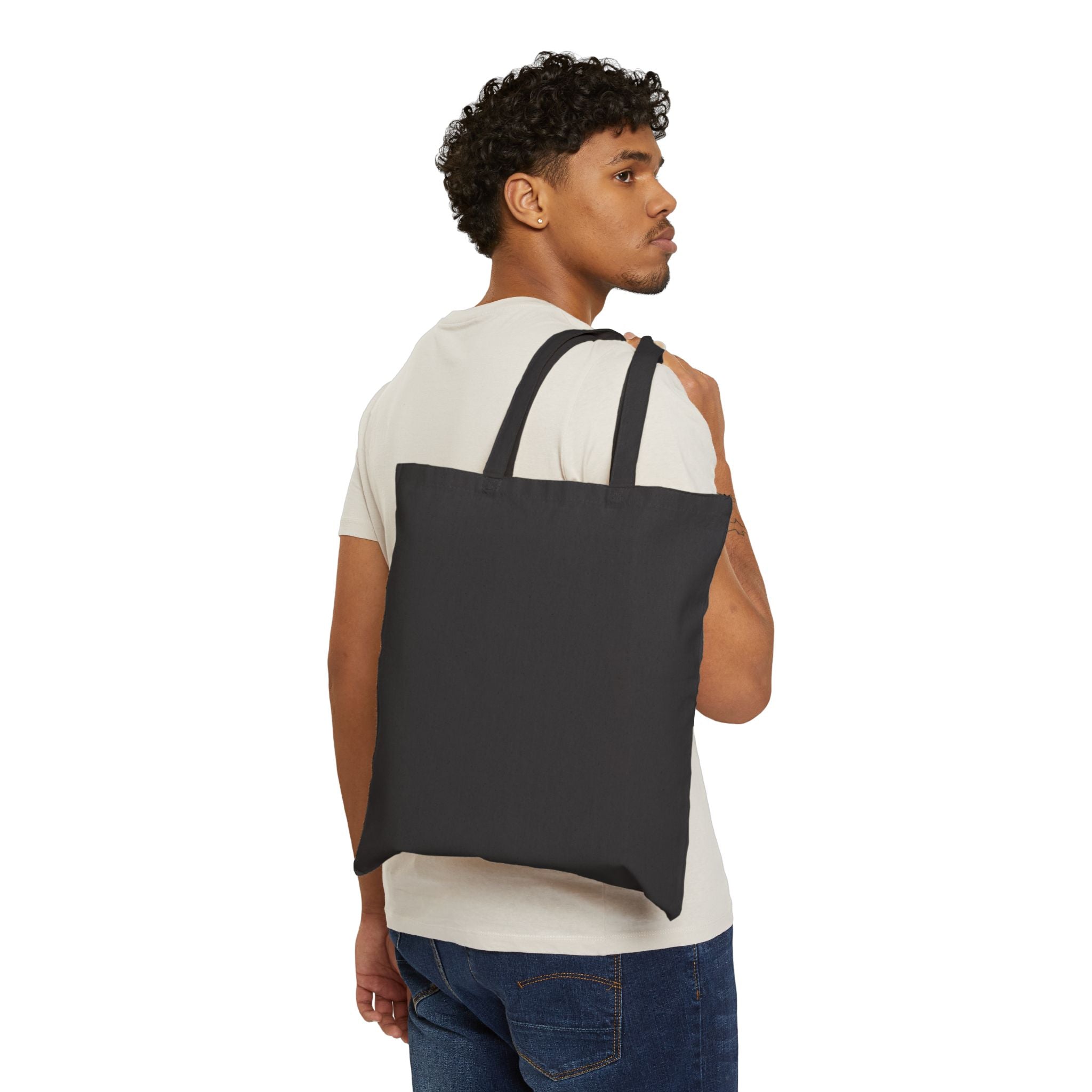 Too Legit to Quit Tote Bag | Retro Typography, Rainbow Fade