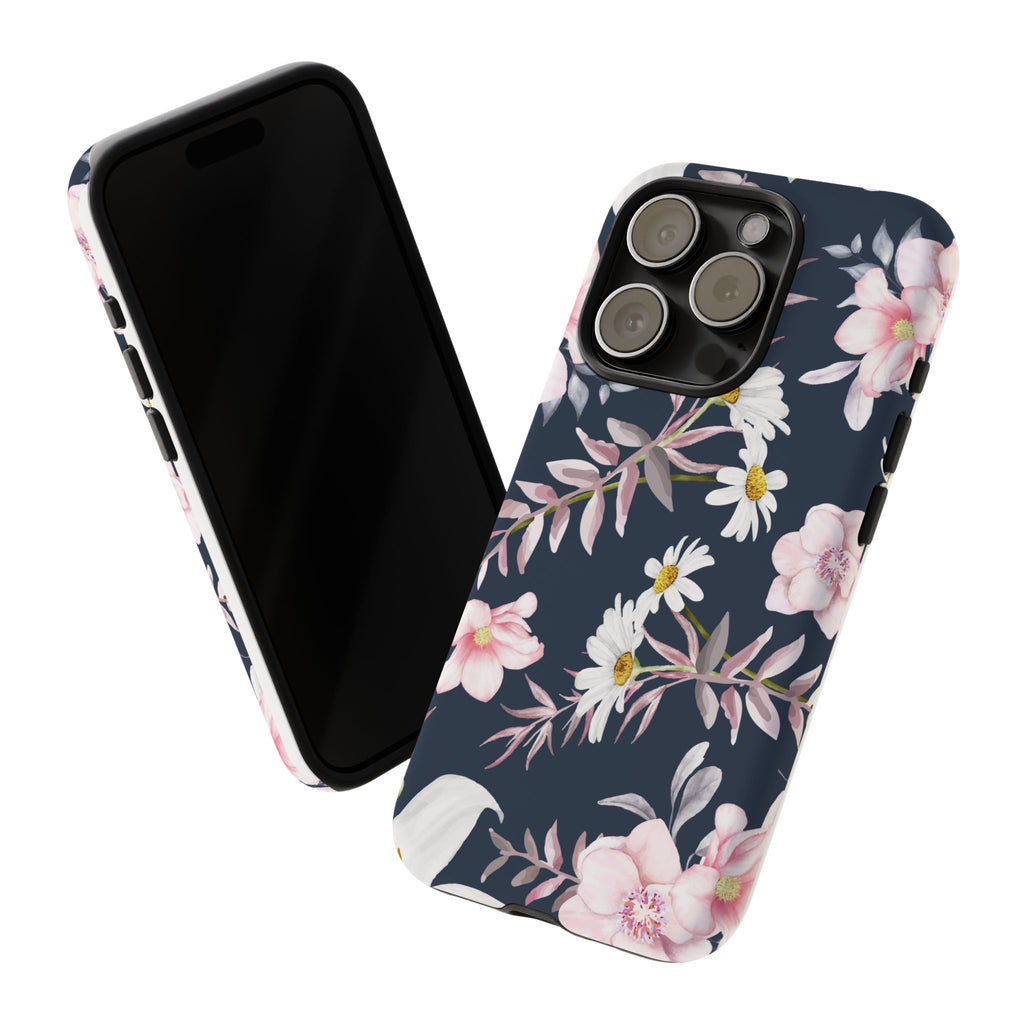 Pink Floral Pattern Phone Case | Tough Case