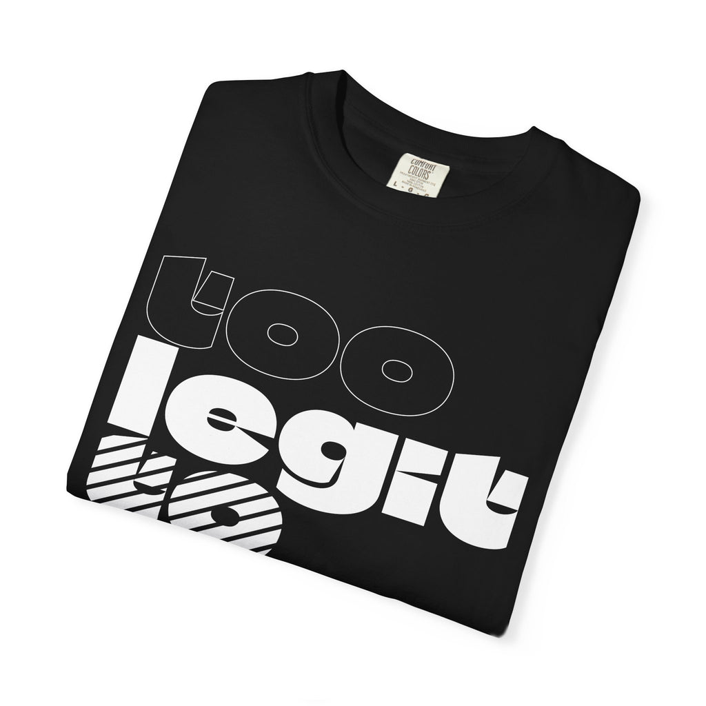 No Quit retro gradient text T-Shirt | Motivational typography tee