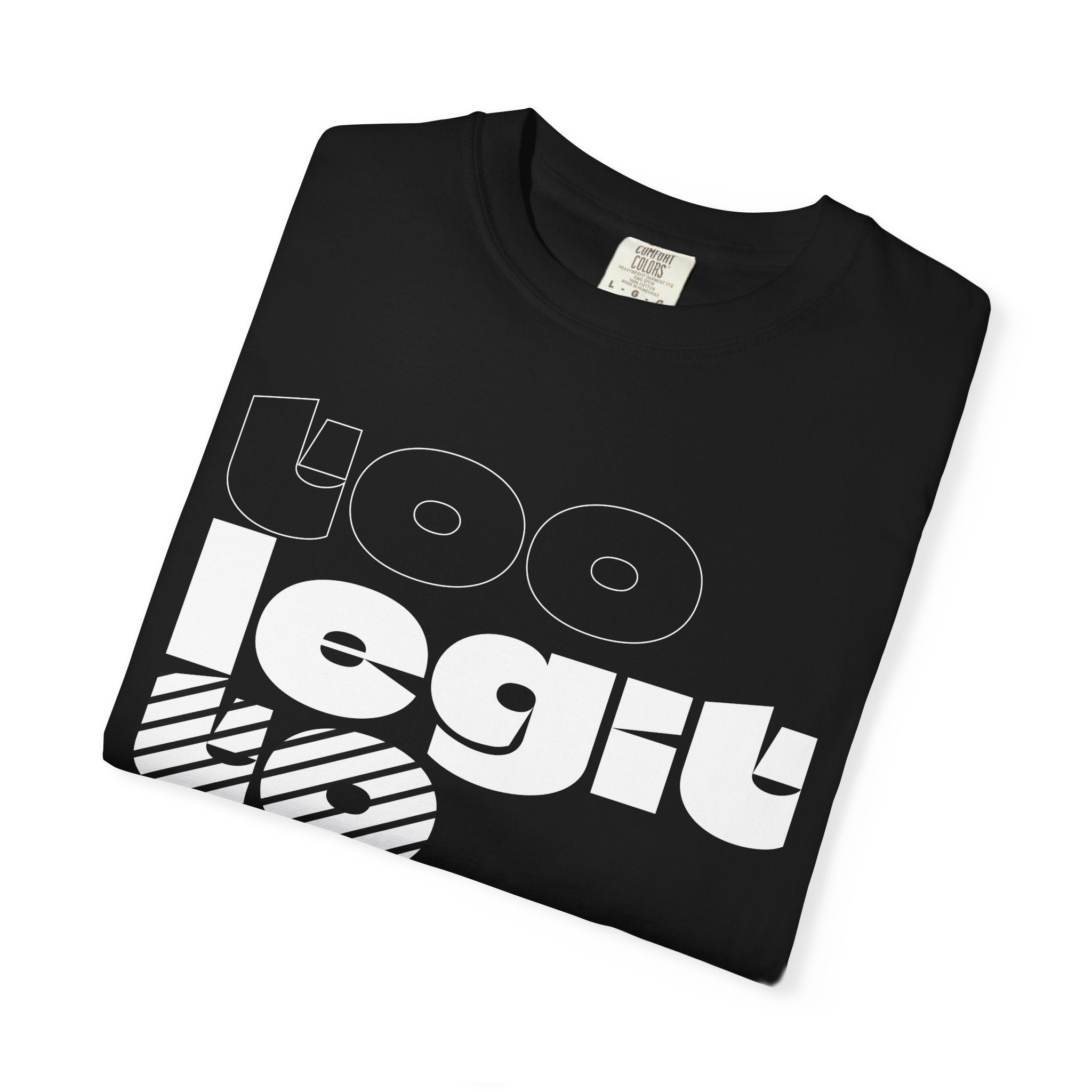 No Quit retro gradient text T-Shirt | Motivational typography tee