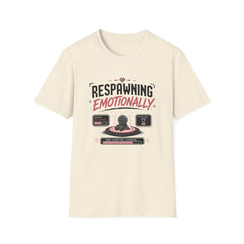 Respawning Emotionally T-Shirt | Video Game Controller Graphic Tee