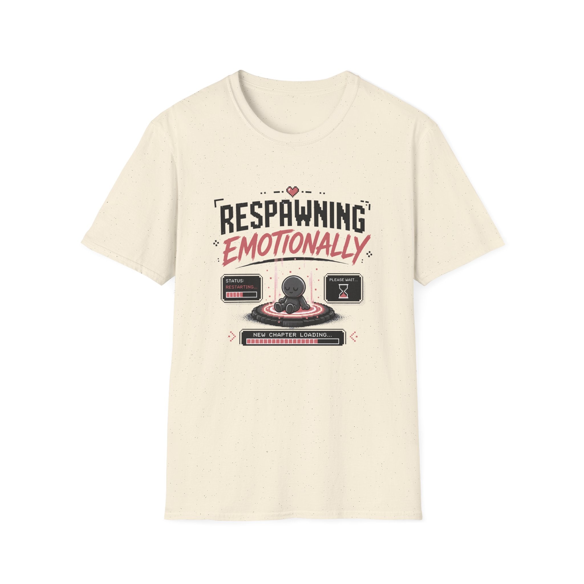 Respawning Emotionally T-Shirt | Video Game Controller Graphic Tee