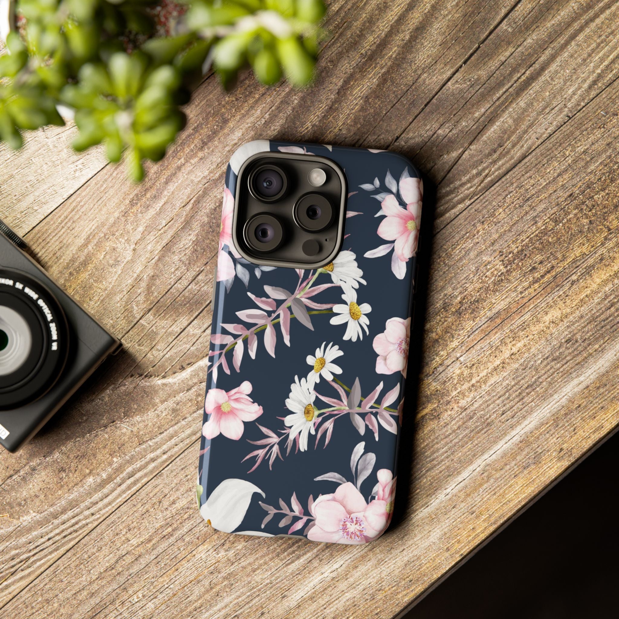 Pink Floral Pattern Phone Case | Tough Case