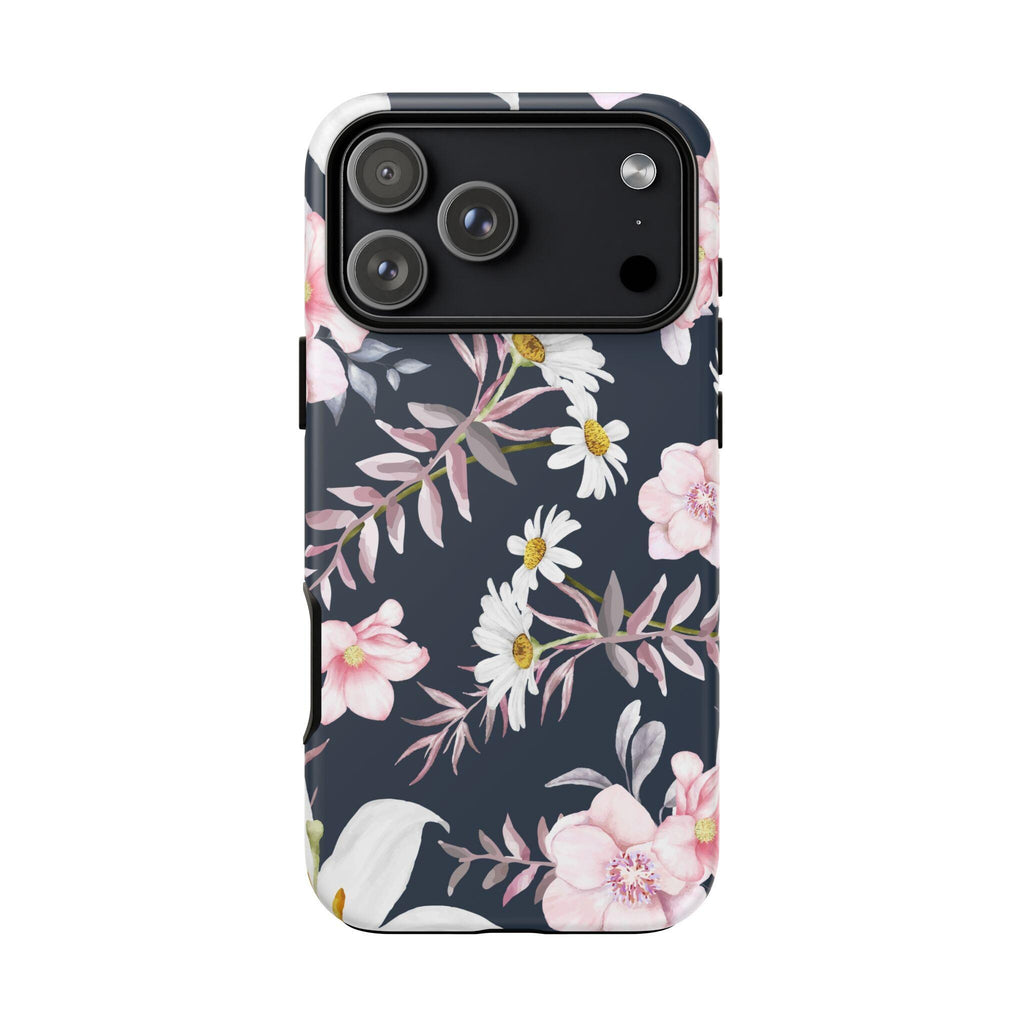 Pink Floral Pattern Phone Case | Tough Case