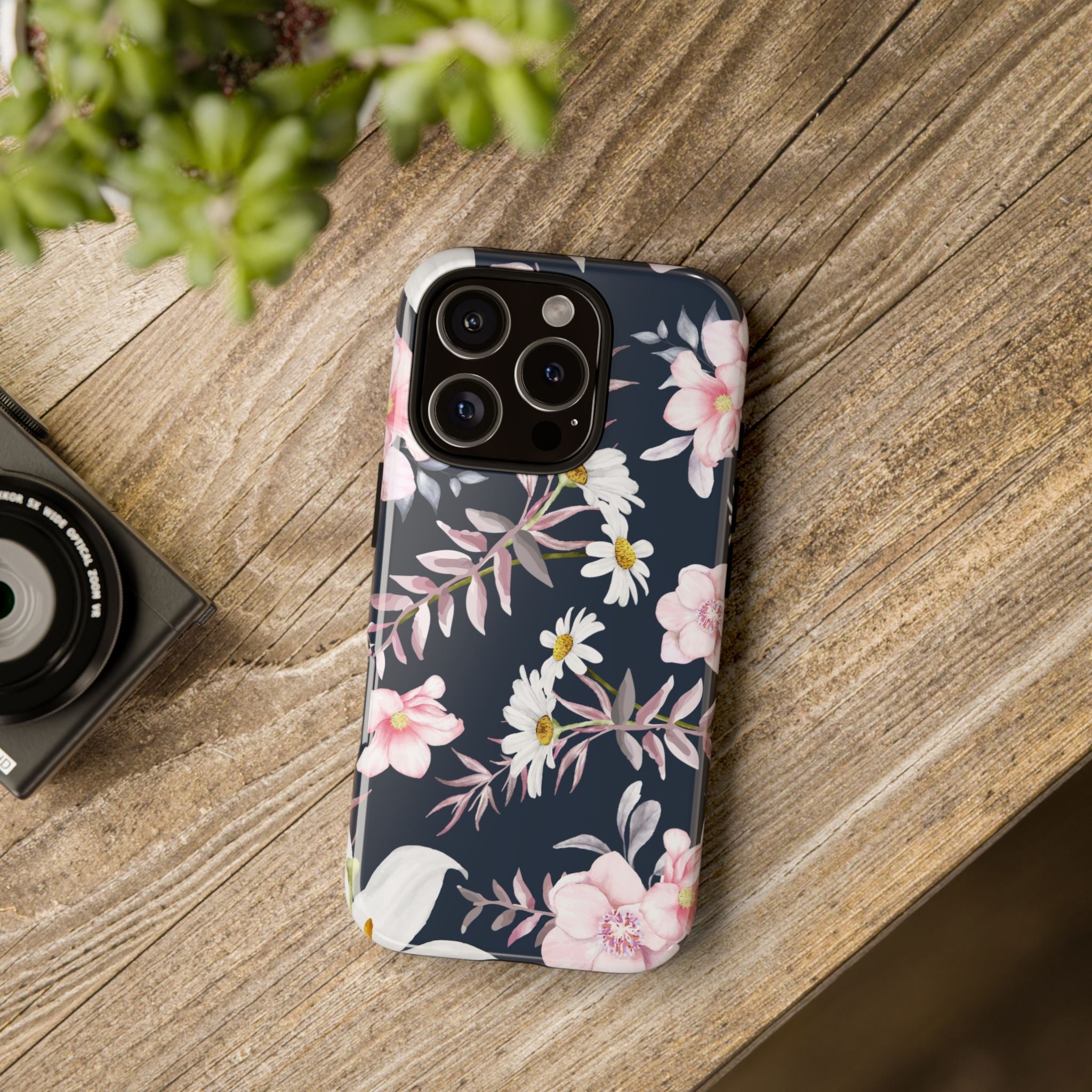 Pink Floral Pattern Phone Case | Tough Case