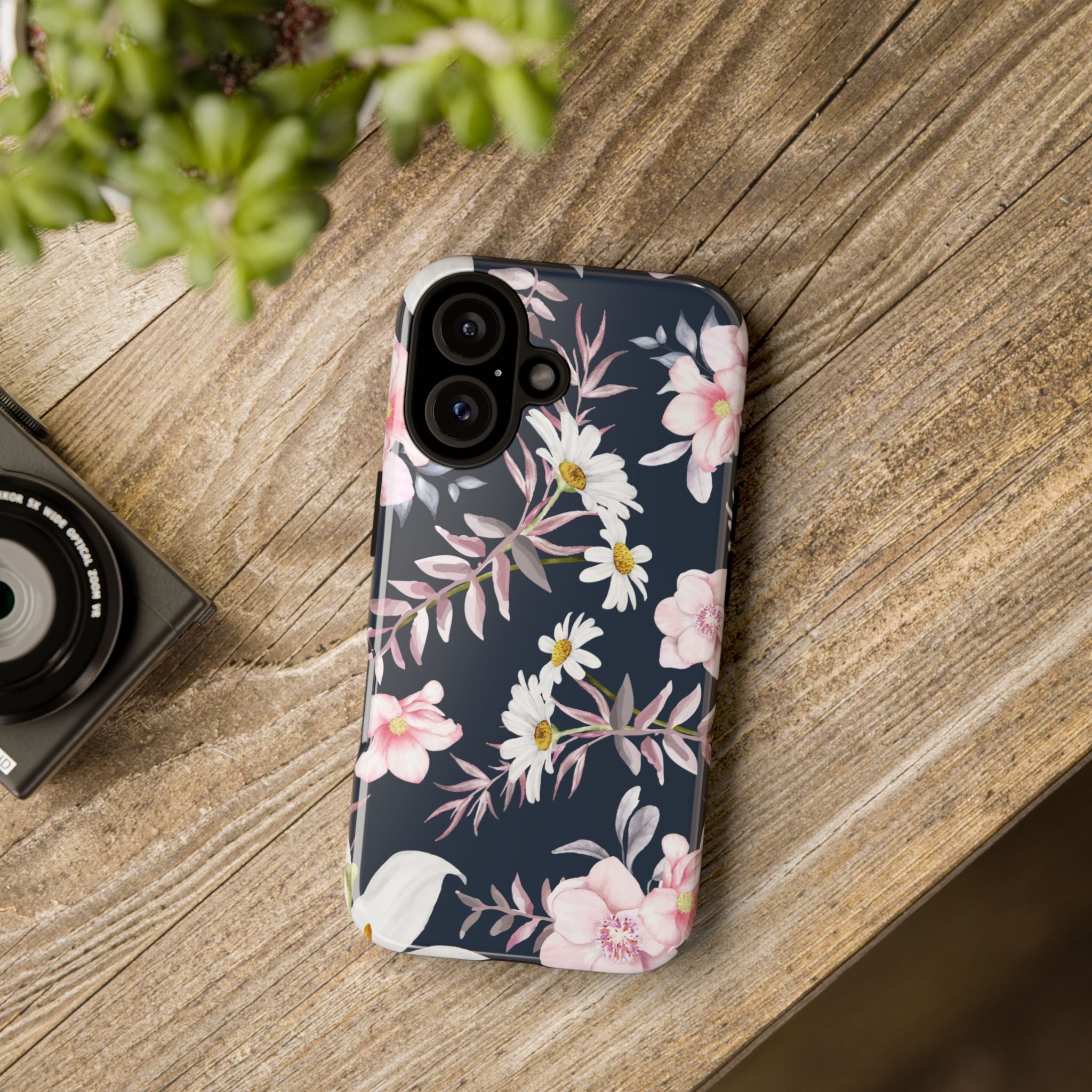 Pink Floral Pattern Phone Case | Tough Case