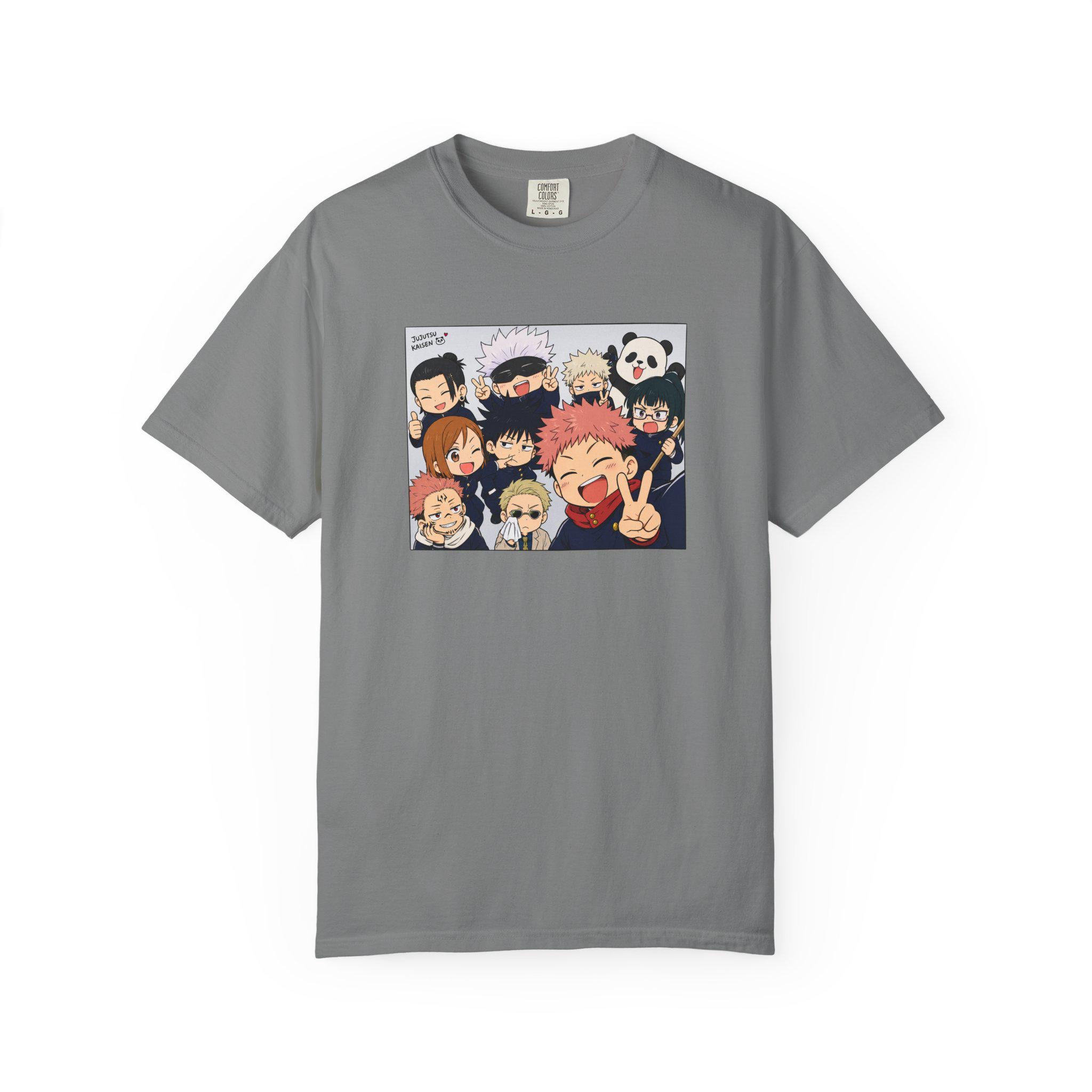Jujutsu Kaisen Anime Group Selfie T-Shirt | Manga Characters Illustration
