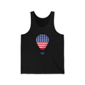 American Flag Hot Air Balloon Tank | Patriotic Fourth of July Shirt