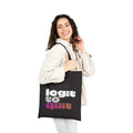 Too Legit to Quit Tote Bag | Retro Typography, Rainbow Fade