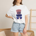 250th Independence Day Tee | Patriotic Hat and Stars Sunglasses