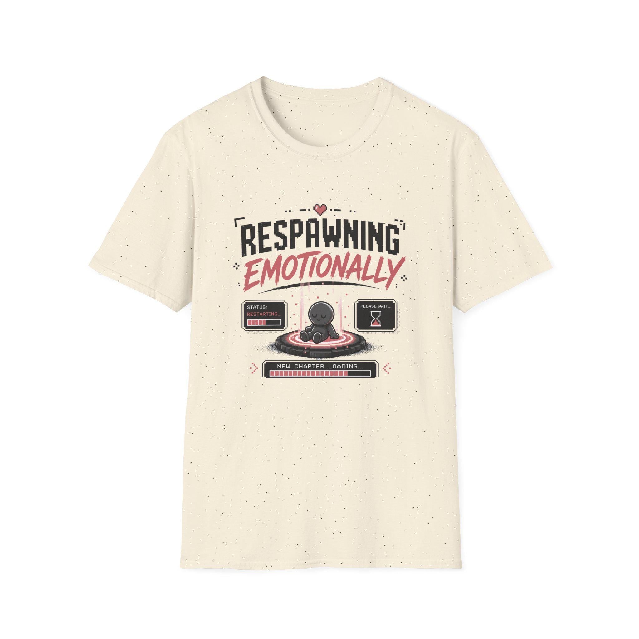 Respawning Emotionally T-Shirt | Video Game Controller Graphic Tee