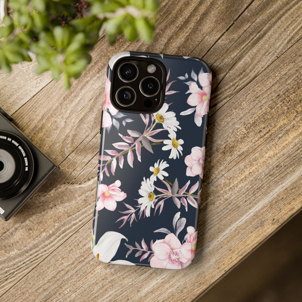 Pink Floral Pattern Phone Case | Tough Case