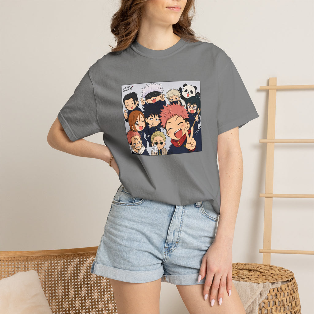 Jujutsu Kaisen Anime Group Selfie T-Shirt | Manga Characters Illustration