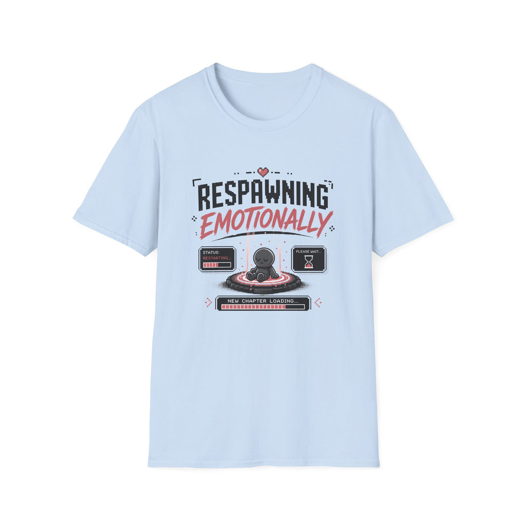 Respawning Emotionally T-Shirt | Video Game Controller Graphic Tee