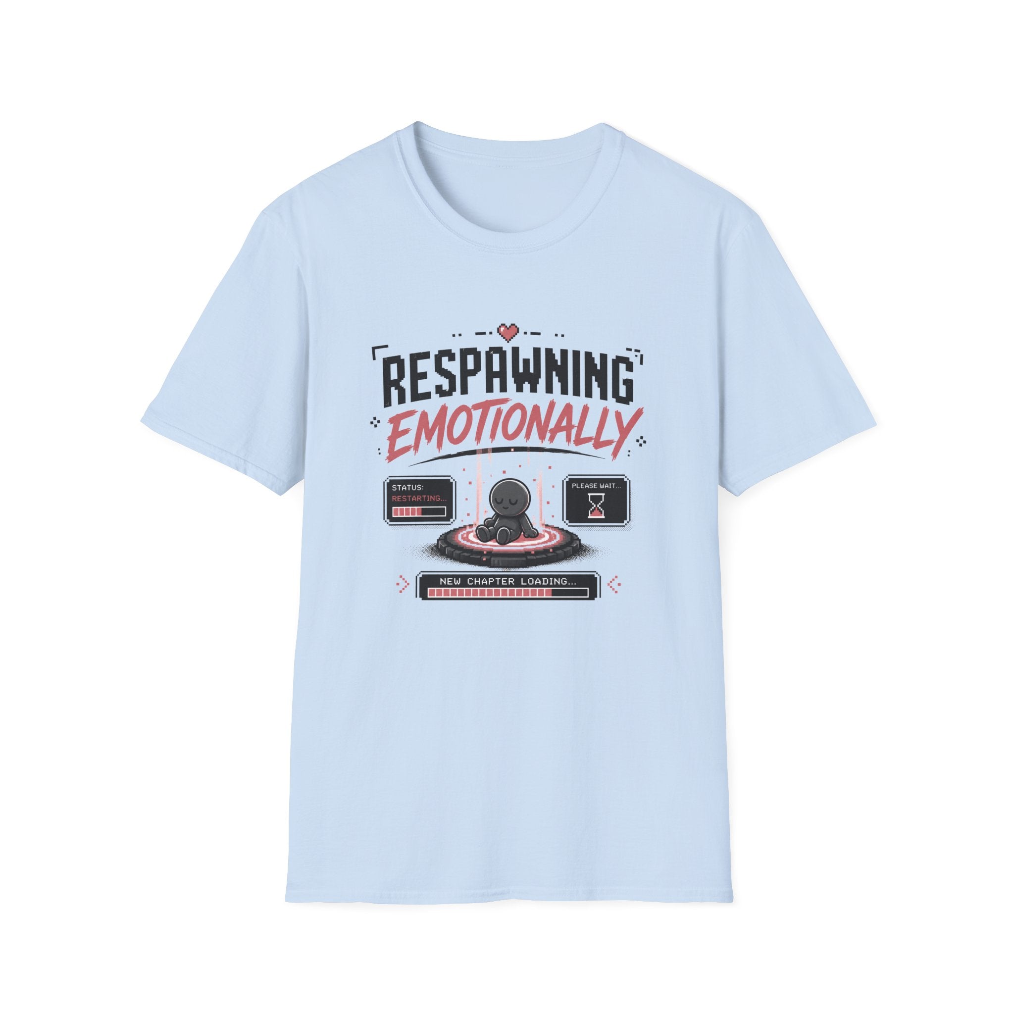 Respawning Emotionally T-Shirt | Video Game Controller Graphic Tee