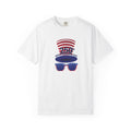 250th Independence Day Tee | Patriotic Hat and Stars Sunglasses