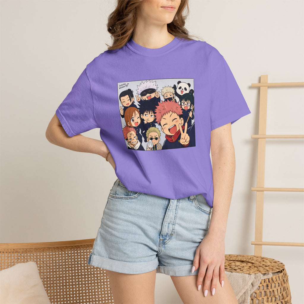 Jujutsu Kaisen Anime Group Selfie T-Shirt | Manga Characters Illustration