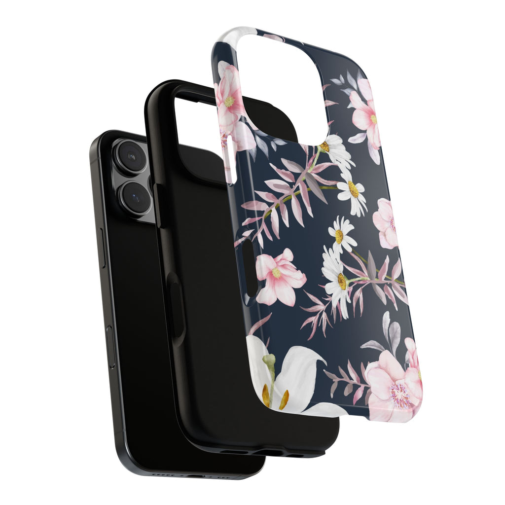 Pink Floral Pattern Phone Case | Tough Case