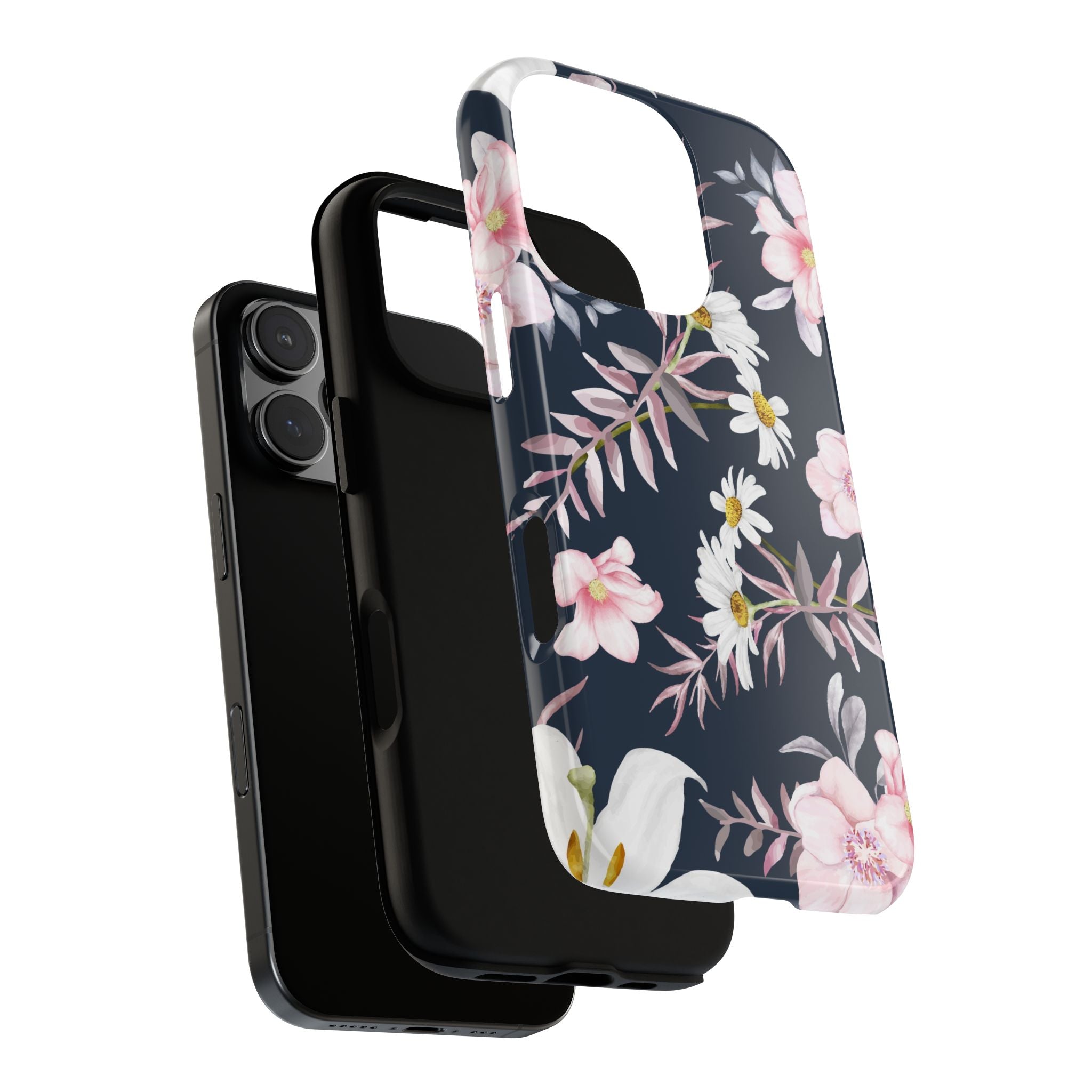 Pink Floral Pattern Phone Case | Tough Case
