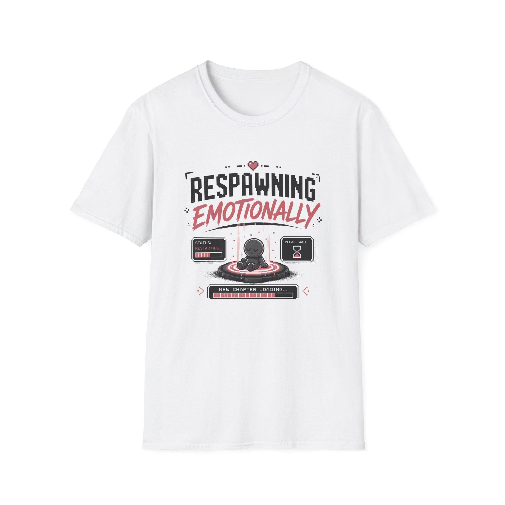 Respawning Emotionally T-Shirt | Video Game Controller Graphic Tee