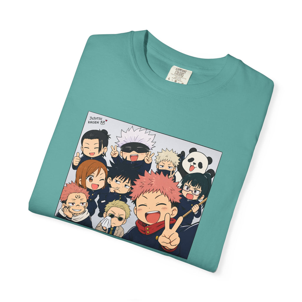 Jujutsu Kaisen Anime Group Selfie T-Shirt | Manga Characters Illustration