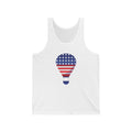 American Flag Hot Air Balloon Tank | Patriotic Fourth of July Shirt