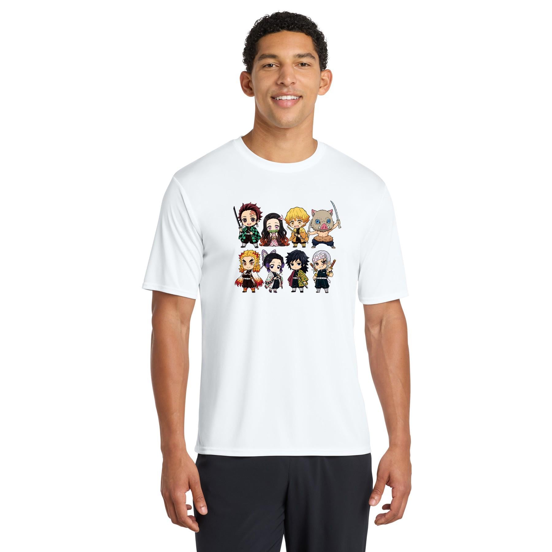 Chibi Anime Demon Slayers Tee | Character Group Illustration