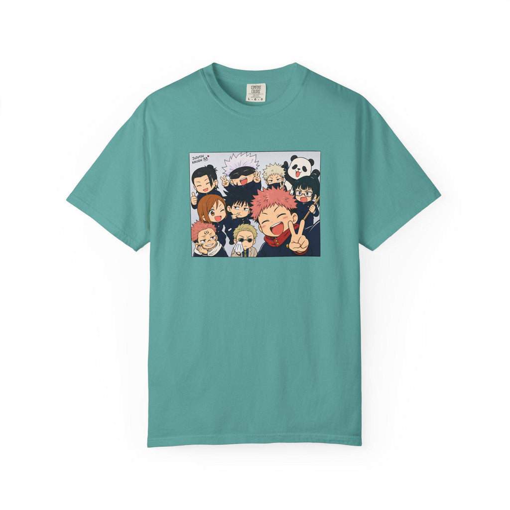 Jujutsu Kaisen Anime Group Selfie T-Shirt | Manga Characters Illustration