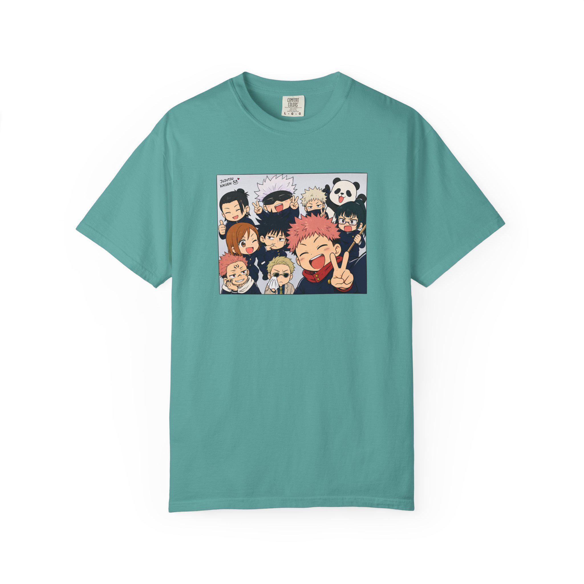 Jujutsu Kaisen Anime Group Selfie T-Shirt | Manga Characters Illustration