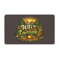 The WiFi Is Weak Outside Polyester Doormat | Camping Campfire Outdoor Theme